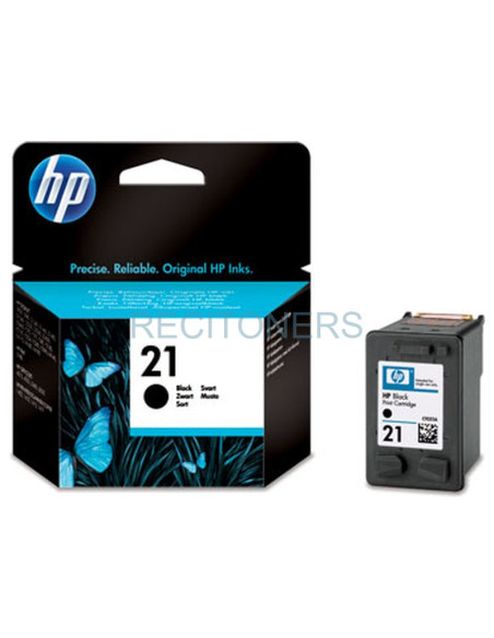 Cartucho de tinta C9351AEABE HP - HP Deskjet 3920/3940 PSC 1410 Cartucho Negro Nº21 (5ml)