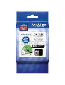 Brother LC462XLBK cartucho de tinta 1 pieza(s) Alto rendimiento (XL) Negro