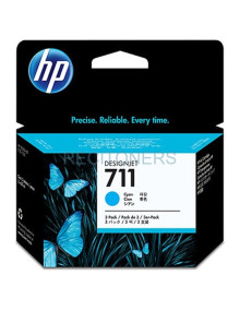 Consumible Gran Formato CZ134A HP - HP TINTA CIAN DESIGNJET T120/T520 - Nº 711 (PACK 3)