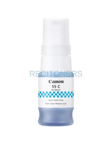CANON BOTE TINTA CIAN PIXMA MAXIFY GX 1050/2050 - GI 55C
