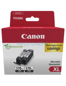 Canon 0318C010 cartucho de tinta 2 pieza(s) Original Alto rendimiento (XL) Negro