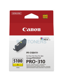Canon PFI-5100 Y cartucho de tinta 1 pieza(s) Original Amarillo