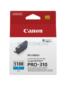 Canon PFI-5100 C cartucho de tinta 1 pieza(s) Original Cian