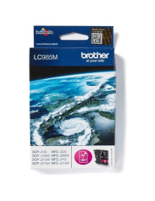 Cartucho de tinta LC985MBP BROTHER - BROTHER CARTUCHO MAGENTA 260 PAG. PACK 1 DCP-/J125/J315W/J515W MFC-/J265W/J415W