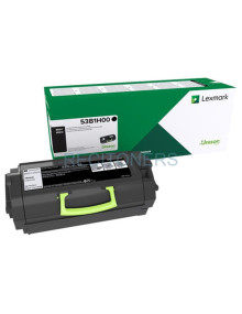 TÓNER NEGRO LEXMARK 53B2H00 RETORNABLE (25000 PAG)
