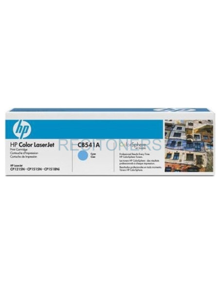 Toner CB541A HP - HP TONER CIAN CON COLORSPHERE LASERJET CP1210/1215/1510/ 1515/1518NI, CM131 - Nº 125A