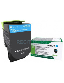 Lexmark CS/CX 417, 517 Cartucho de toner cian Alto Rendimiento Retornable