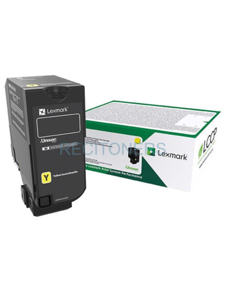 TÓNER AMARILLO LEXMARK 73B20Y0 RETORNABLE (15000 PAG)