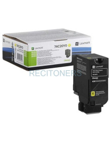 LEXMARK TONER AMARILLO CS720, CS725, CX725 RETORNABLE