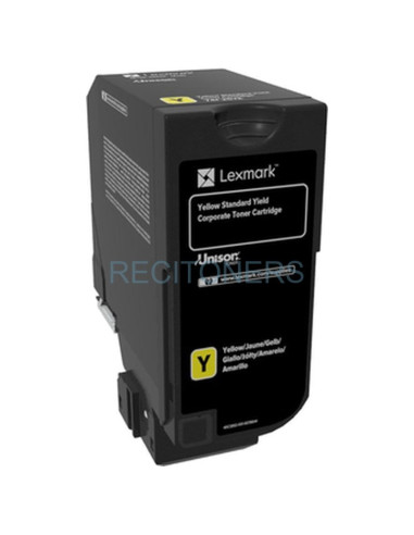 Lexmark CS720, CS725, CX725 Cartucho Corporativo amarillo (7 000 paginas)