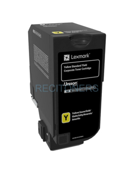 Lexmark CS720, CS725, CX725 Cartucho Corporativo amarillo (7 000 paginas)