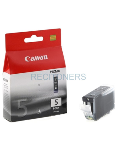 CANON CARTUCHO NEGRO PGI5BK IX/4000/5000 IP/4200/4500/5200/5200R/3300/4300/5300/6600D/6700D MP/500/800/830/530/600/810/510/610/5