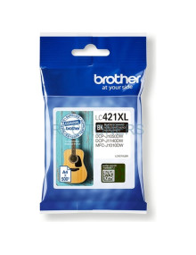 BROTHER Cartucho de tinta negro de larga duracin LC421XLBK para DCP-J1050DW / DCP-J1140DW / MFC-J1010