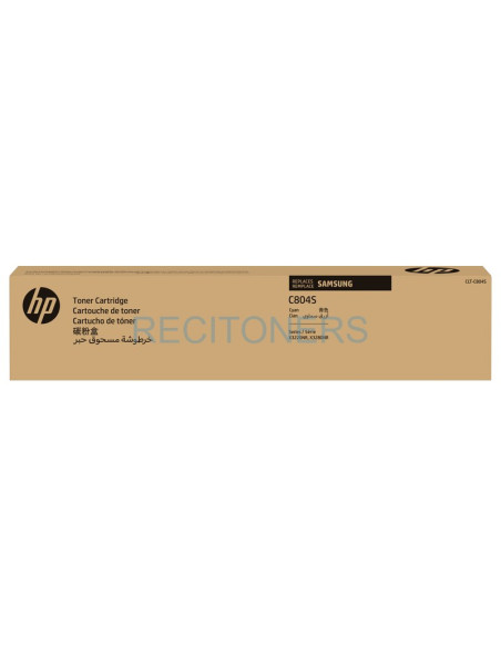 Toner SS546A HP - Samsung Cartucho de Tóner Original HP CLT-C804S cian