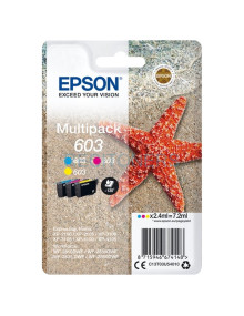 Cartucho de tinta C13T03U54010 EPSON - EPSON tinta MultiPack Std Estrella de mar 3 tintas 603 No Tag Multi