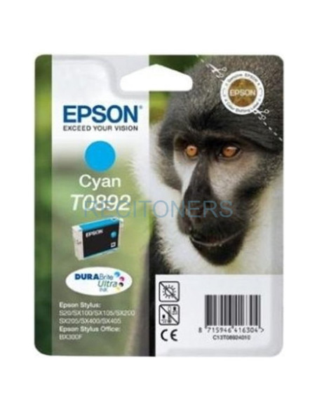 EPSON CARTUCHO CIAN 3,5ML 170 PAG. STYLUS S/20/21 SX/100/105/110/115/205/215/218/405/415 OFFICE BX/300F