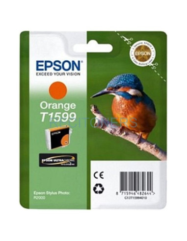 EPSON CARTUCHO NARANJA 17ML STYLUS PHOTO R/2000