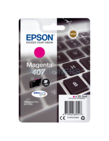 Cartucho de tinta C13T07U340 EPSON - EPSON TINTA MAGENTA WORKFORCE PRO 4745 SERIES - Nº 407