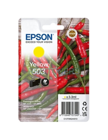 Cartucho de tinta C13T09Q44010 EPSON - EPSON Cartucho Amarillo 503 WF-2960dwf,WF-2965dwf, XP-5205 Pimiento