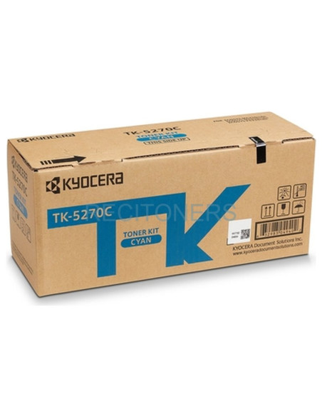 KYOCERA TK5270C TONER CIAN PARA ECOSYS M6230/6630cidn 6000 pag