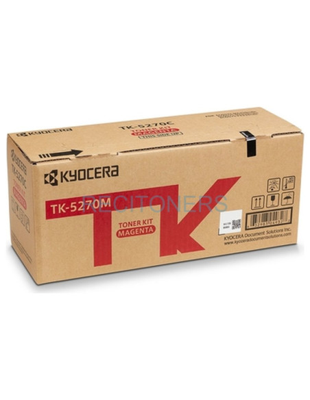 KYOCERA TK5270M TONER MAGENTA PARA ECOSYS M6230/6630cidn 6000 pag