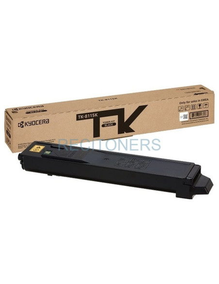 Kyocera Tóner negro 12.000 páginas TK-8115K (1T02P30NL0)