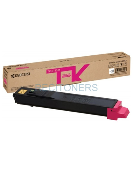 KYOCERA M8124/M8130CIDN CARTUCHO DE TÓNER MAGENTA (1T02P3BNL0, TK-8115M) 6.000 COPIAS
