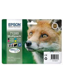Cartucho de tinta C13T12854012 EPSON - EPSON CARTUCHO RAINBOW PACK STYLUS/S22/SX125/SX420W/SX425W/OFFICE BX305 SX/235W/445W/130