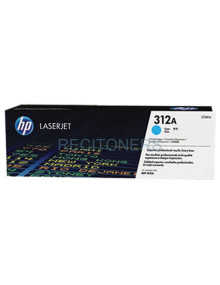 HP TONER CIAN CF381A Nº312A Color LaserJet Pro MFP M476DN, MFP M476DW, MFP M476NW 2.700PG.