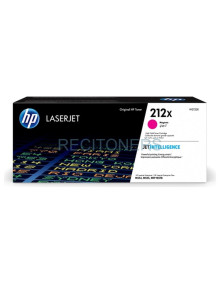 Toner W2123X HP - HP Cartucho de tóner Original LaserJet 212X magenta de alta capacidad