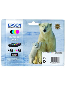 Toner C13T26364010 EPSON - EPSON MULTIPACK BK/C/M/Y CLARIA PREMIUM XP 510 520 600 605 610 615 620 625 700 710 720 800 810 820 - 