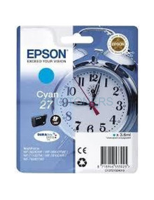 Cartucho de tinta C13T27024012 EPSON - Epson WorkForce WF-3000 y WF-7000 Cartucho Cian nº27