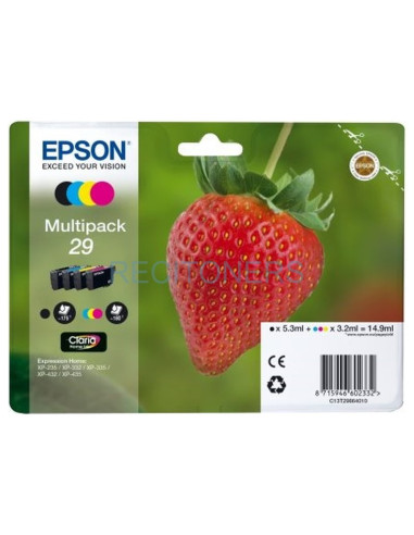 Cartucho de tinta C13T33644012 EPSON - EPSON Expression Home XP-530 Cartucho Amarillo 33XL