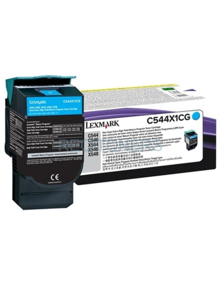LEXMARK TONER LASER CIAN EXTRA ALTO RENDIMIENTO RETORNABLE 4K