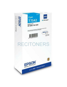 Cartucho de tinta C13T75424N EPSON - Epson T7542 cartucho de tinta 1 pieza(s) Original Ultra High Yield Cian
