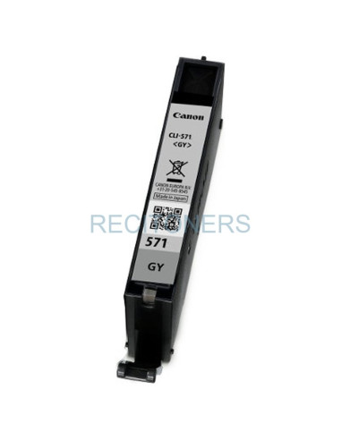 Cartucho de tinta 0389C001 CANON - CANON CARTUCHO CLI571GY GRIS 323 PAG. MG6850 MG5750 7750 7700 5752