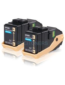 Epson Aculaser C9300 Toner Cian (Pack 2)