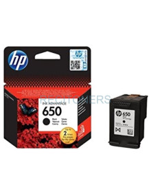 HP CARTUCHO NEGRO Nº650 Deskjet Ink Advantage 2645 /35XX /4515/4645