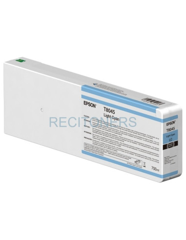 EPSON GF SURECOLOR SERIE SC-P CARTUCHO LIGHT CYAN ULTRACHROME HDX/HD 700ML (SUSTITUYE A LA C13T804500)