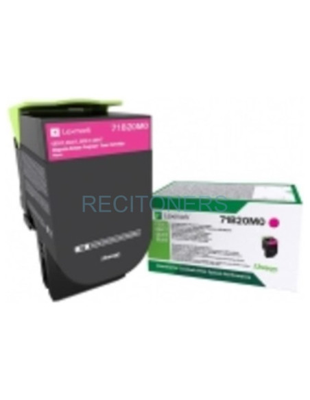 LEXMARK TONER MAGENTA 71B20M0 2.300 PAGINAS