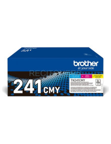 Toner TN241CMY BROTHER - BROTHER TONER C/M/Y HL-3140CW/3150CDW/3170CDW - DCP-9015CDW/9020CDW - MFC-9140CDN/9330CDW/9340CDW - PAC
