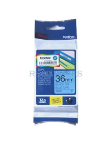 Papeleria TZe561 BROTHER - BROTHER CINTA ROTULADORA LAMINADA TEXTO NEGRO SOBRE AZUL - 36MMX8M
