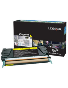 Toner X746A1YG LEXMARK - LEXMARK X-746/748 Toner Amarillo Retornable