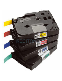 BROTHER Cinta laminada blanco/ negro 36mm (Sin blister)