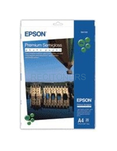 Papeleria C13S041332 EPSON - EPSON PAPEL INKJET FOTOGRAFICO PREMIUM SEMIGLOSSY A4 20 HOJAS