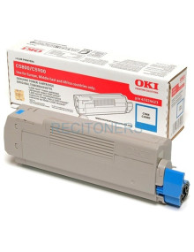 Toner 43324423 OKI - OKI TONER C5800 / C5900 / C5550MFP - 5.000 PAG. CYAN