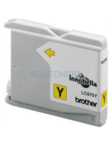 Cartucho de tinta LC970Y BROTHER - BROTHER CARTUCHO AMARILLO 300 PAG. PACK 1 DCP/135/150C MFC/235C/260C
