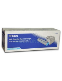 Toner C13S050228 EPSON - Epson Aculaser C-2600/2600N Toner Cian Alta Capacidad