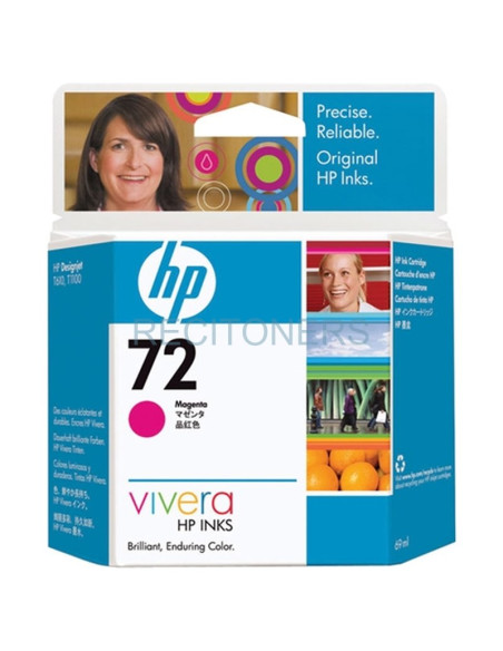 Consumible Gran Formato C9399A HP - HP CARTUCHO GF MAGENTA Nº72 69ML DESIGNJET T/610/770/1100