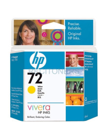 Consumible Gran Formato C9400A HP - HP CARTUCHO GF AMARILLO Nº72 69ML DESIGNJET T/610/770/1100